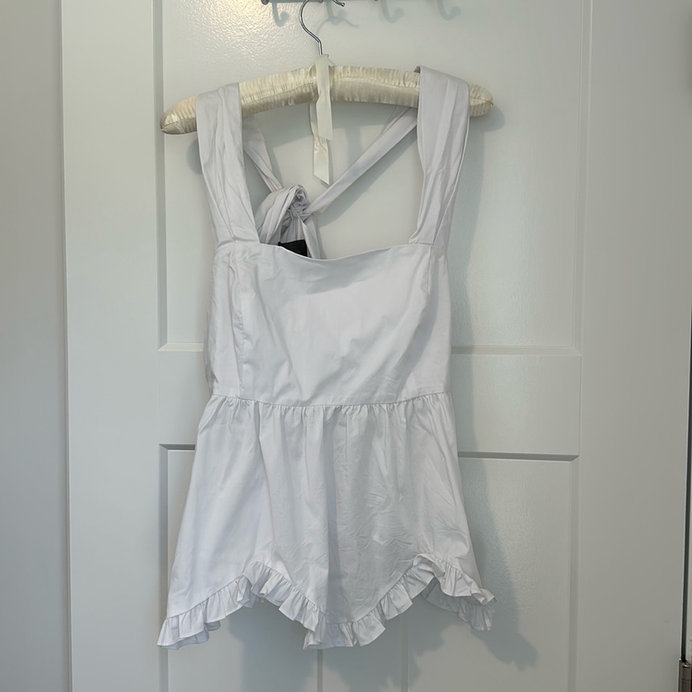 Sunday in Brooklyn peplum tank